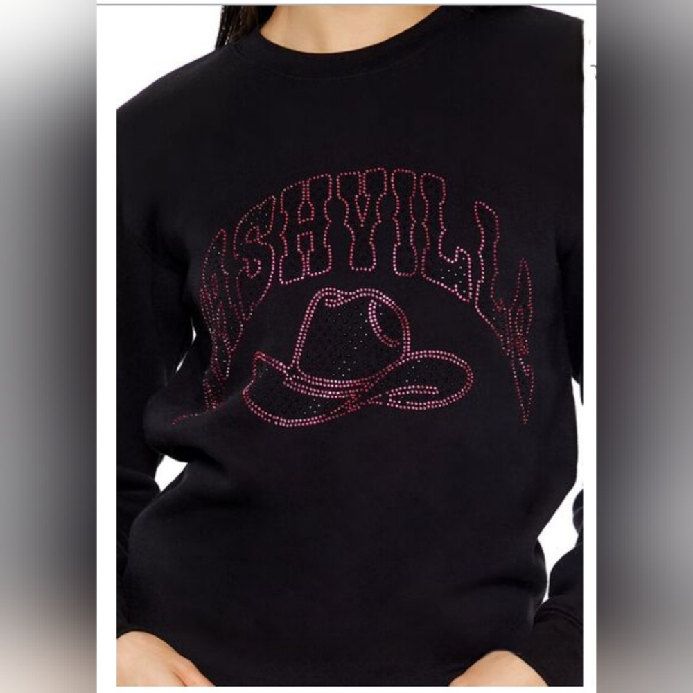 Rhinestone Nashville Pullover